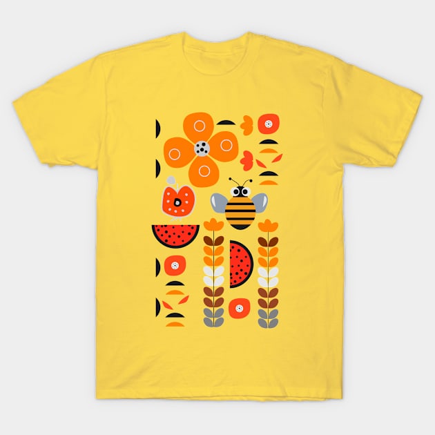 Modern decor with funny bees T-Shirt by CocoDes